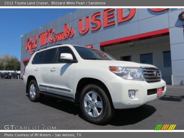 2013 Toyota Land Cruiser  in Blizzard White Pearl