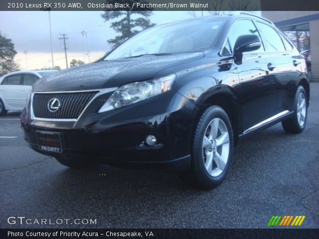 2010 Lexus RX 350 AWD in Obsidian Black