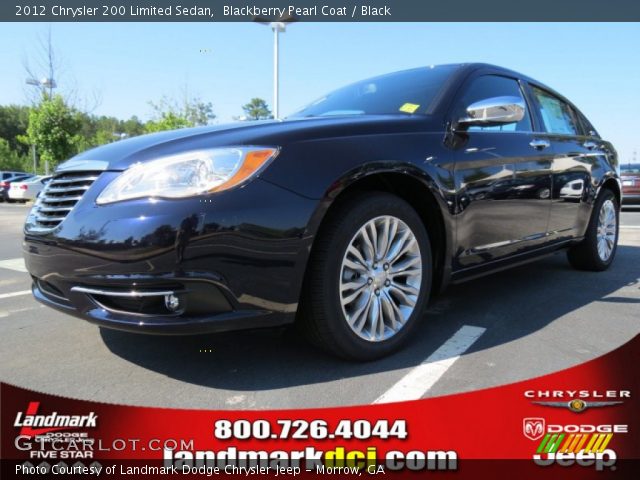 2012 Chrysler 200 Limited Sedan in Blackberry Pearl Coat