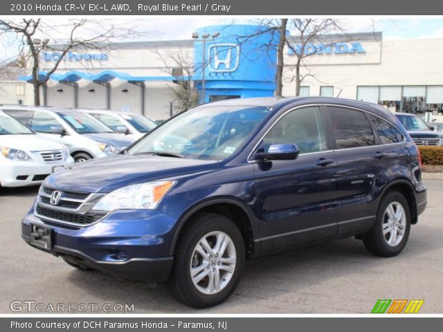 2010 Honda CR-V EX-L AWD in Royal Blue Pearl