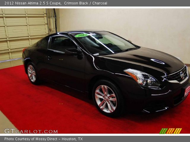 2012 Nissan Altima 2.5 S Coupe in Crimson Black