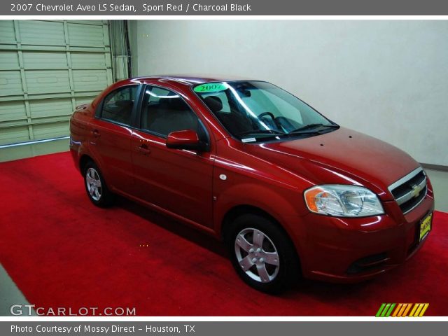2007 Chevrolet Aveo LS Sedan in Sport Red