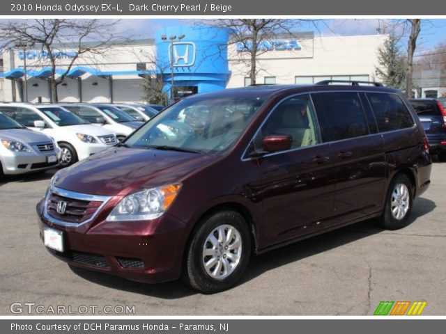 2010 Honda Odyssey EX-L in Dark Cherry Pearl