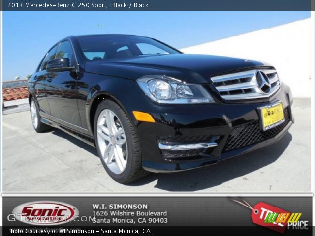 2013 Mercedes-Benz C 250 Sport in Black