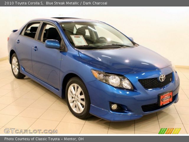 2010 Toyota Corolla S in Blue Streak Metallic