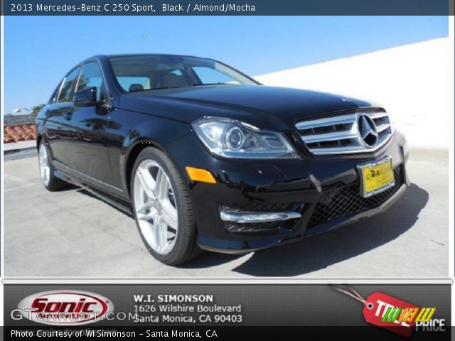 2013 Mercedes-Benz C 250 Sport in Black