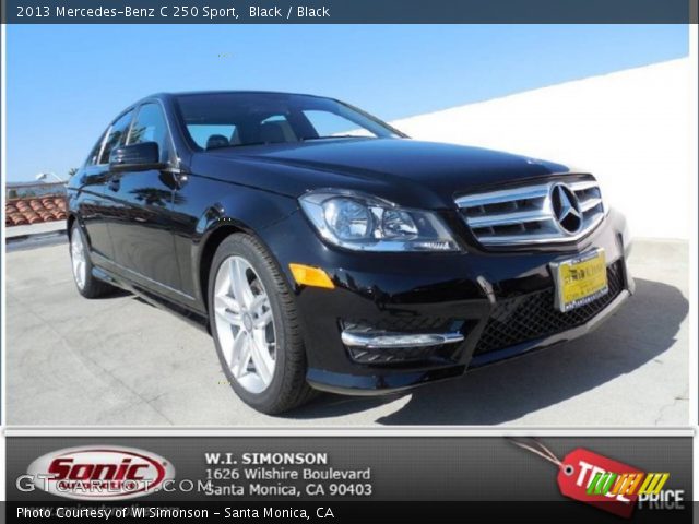 2013 Mercedes-Benz C 250 Sport in Black