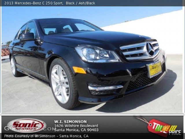 2013 Mercedes-Benz C 250 Sport in Black