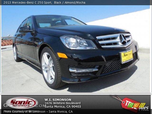2013 Mercedes-Benz C 250 Sport in Black