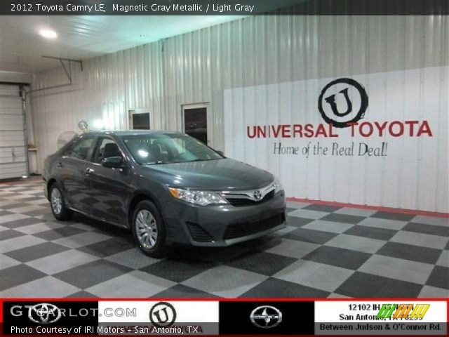 2012 Toyota Camry LE in Magnetic Gray Metallic