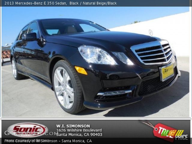2013 Mercedes-Benz E 350 Sedan in Black