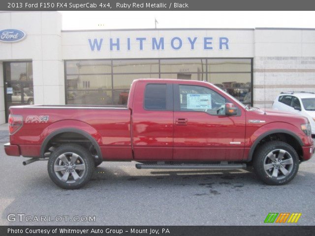 2013 Ford F150 FX4 SuperCab 4x4 in Ruby Red Metallic