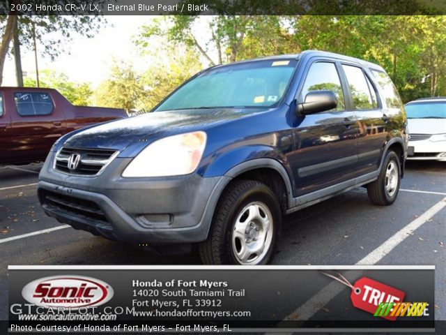 2002 Honda CR-V LX in Eternal Blue Pearl