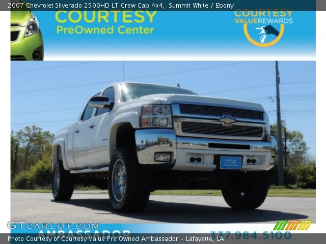 2007 Chevrolet Silverado 2500HD LT Crew Cab 4x4 in Summit White