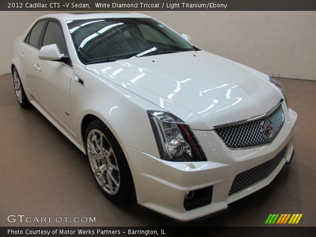2012 Cadillac CTS -V Sedan in White Diamond Tricoat