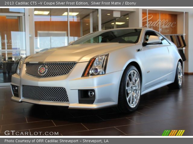 2013 Cadillac CTS -V Coupe Silver Frost Edition in Silver Frost Matte