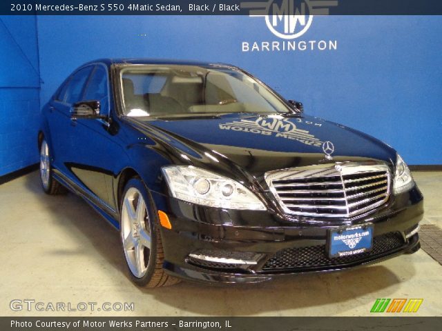 2010 Mercedes-Benz S 550 4Matic Sedan in Black