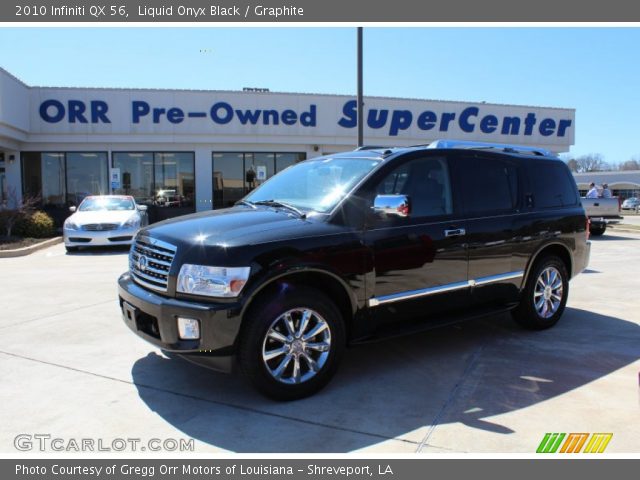 2010 Infiniti QX 56 in Liquid Onyx Black