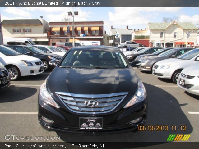 2011 Hyundai Sonata Limited in Midnight Black