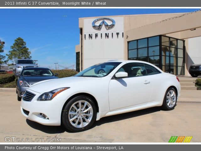 2013 Infiniti G 37 Convertible in Moonlight White
