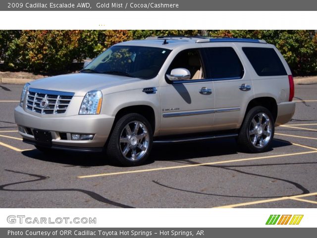2009 Cadillac Escalade AWD in Gold Mist