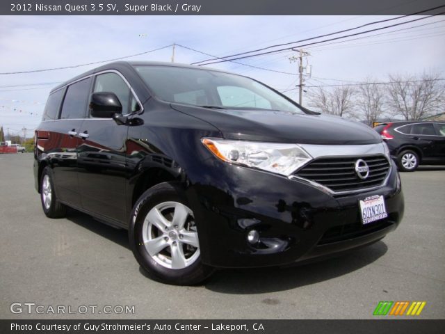 2012 Nissan Quest 3.5 SV in Super Black
