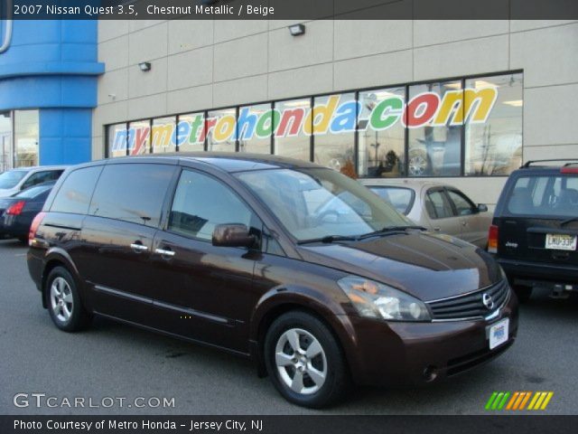 2007 Nissan Quest 3.5 in Chestnut Metallic