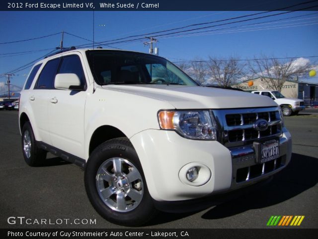 2012 Ford Escape Limited V6 in White Suede
