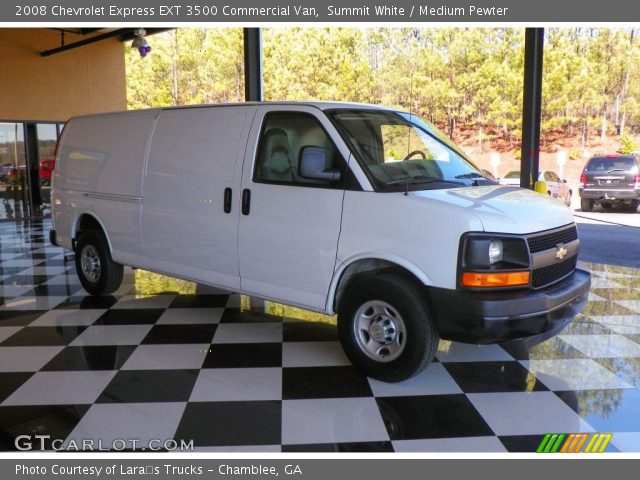 2008 Chevrolet Express EXT 3500 Commercial Van in Summit White
