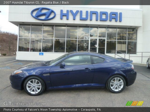 2007 Hyundai Tiburon GS in Regatta Blue