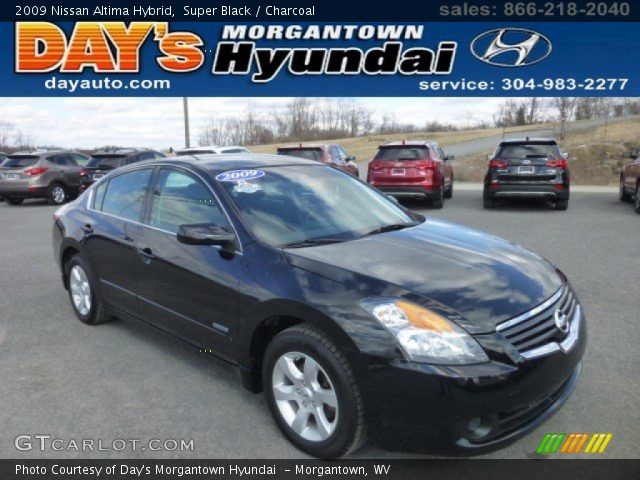 2009 Nissan Altima Hybrid in Super Black