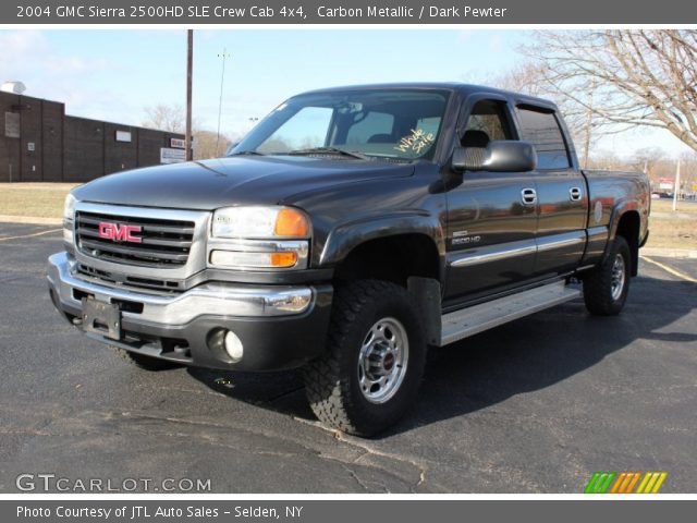 2004 GMC Sierra 2500HD SLE Crew Cab 4x4 in Carbon Metallic