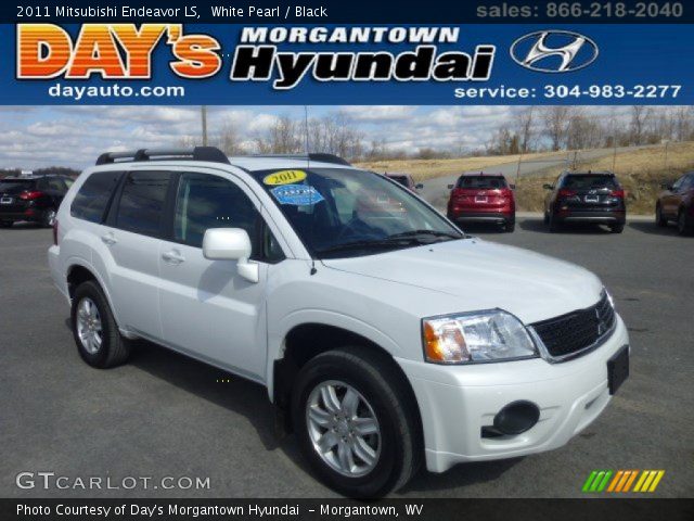 2011 Mitsubishi Endeavor LS in White Pearl