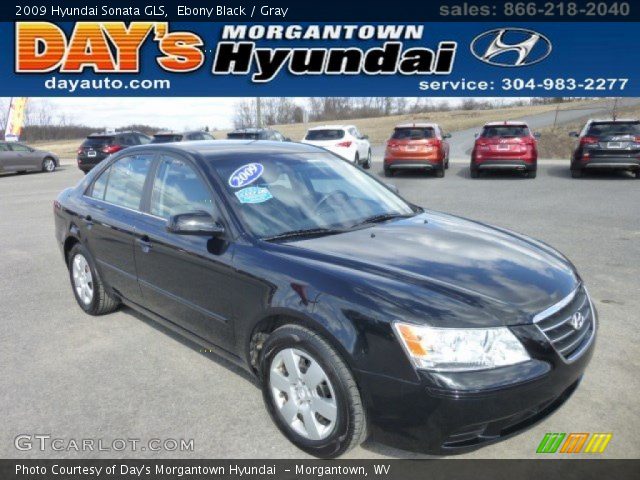 2009 Hyundai Sonata GLS in Ebony Black