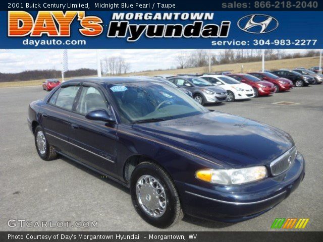 2001 Buick Century Limited in Midnight Blue Pearl