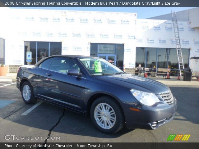 2008 Chrysler Sebring Touring Convertible in Modern Blue Pearl