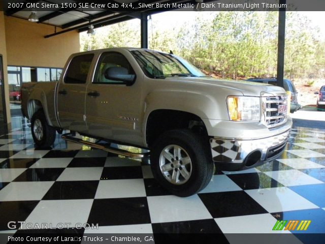 2007 GMC Sierra 1500 SLE Crew Cab 4x4 in Silver Birch Metallic
