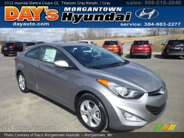 2013 Hyundai Elantra Coupe GS in Titanium Gray Metallic