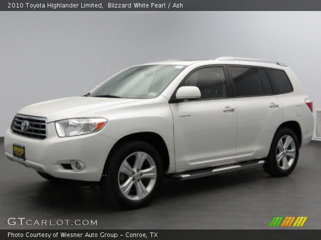 2010 Toyota Highlander Limited in Blizzard White Pearl