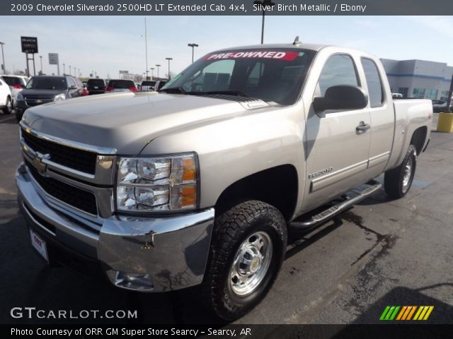2009 Chevrolet Silverado 2500HD LT Extended Cab 4x4 in Silver Birch Metallic