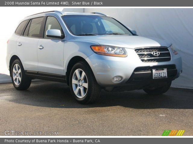 2008 Hyundai Santa Fe Limited 4WD in Silver Blue