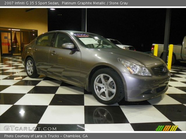 2007 Infiniti G 35 S Sport Sedan in Platinum Graphite Metallic