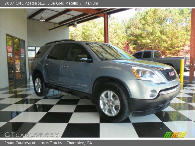 2007 GMC Acadia SLE in Blue Gold Metallic