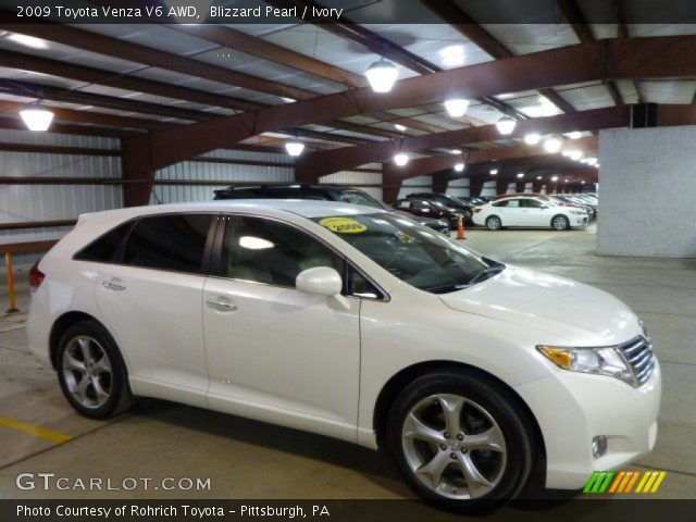 2009 Toyota Venza V6 AWD in Blizzard Pearl