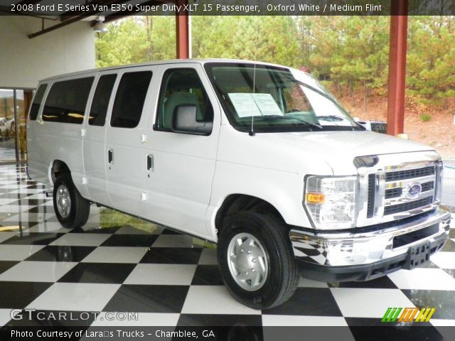 2008 Ford E Series Van E350 Super Duty XLT 15 Passenger in Oxford White