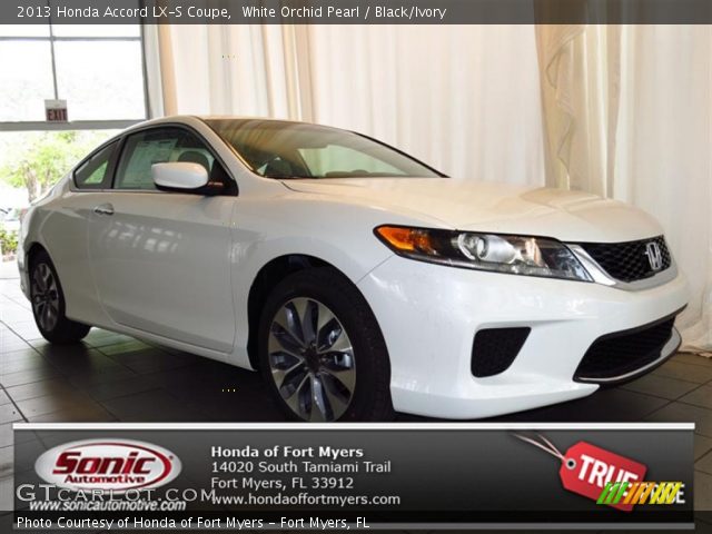 2013 Honda Accord LX-S Coupe in White Orchid Pearl