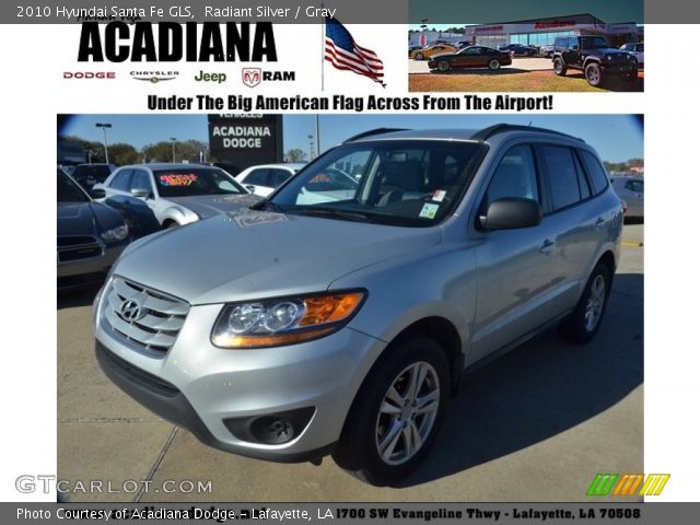 2010 Hyundai Santa Fe GLS in Radiant Silver