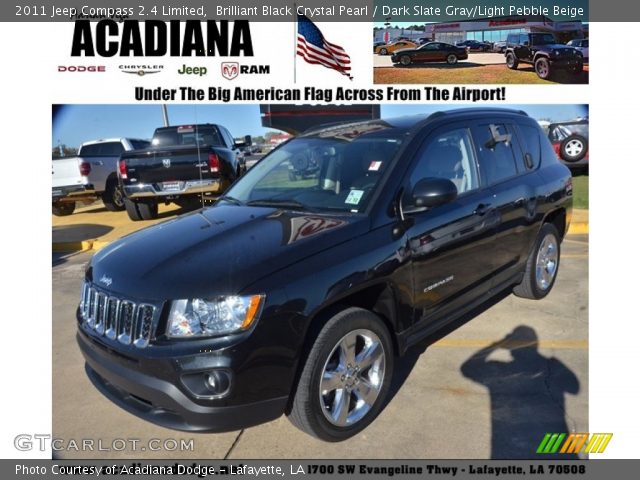 2011 Jeep Compass 2.4 Limited in Brilliant Black Crystal Pearl