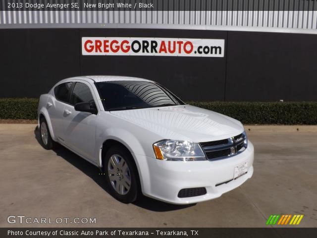2013 Dodge Avenger SE in New Bright White