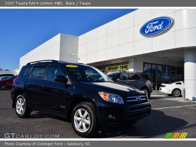 2007 Toyota RAV4 Limited 4WD in Black